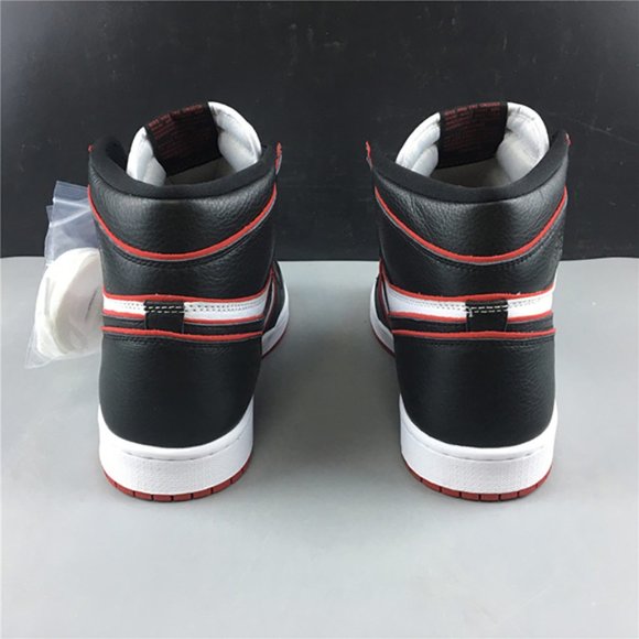 Air Jordan AJ1 High Sports casual shoes（Black White Red） main image 6